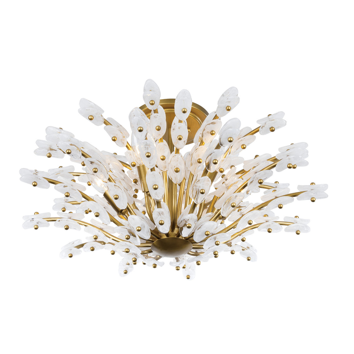 Metropolitan - N3406-870 - Six Light Semi-Flush Mount - Sorra - Painted Legacy Brass