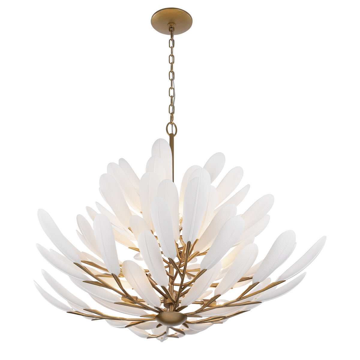 Metropolitan - N3428-870 - Ten Light Chandelier - Vellinor - Painted Legacy Brass