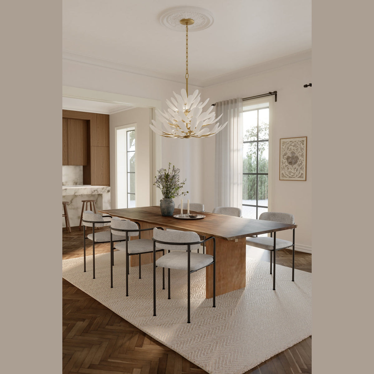 Metropolitan - N3428-870 - Ten Light Chandelier - Vellinor - Painted Legacy Brass