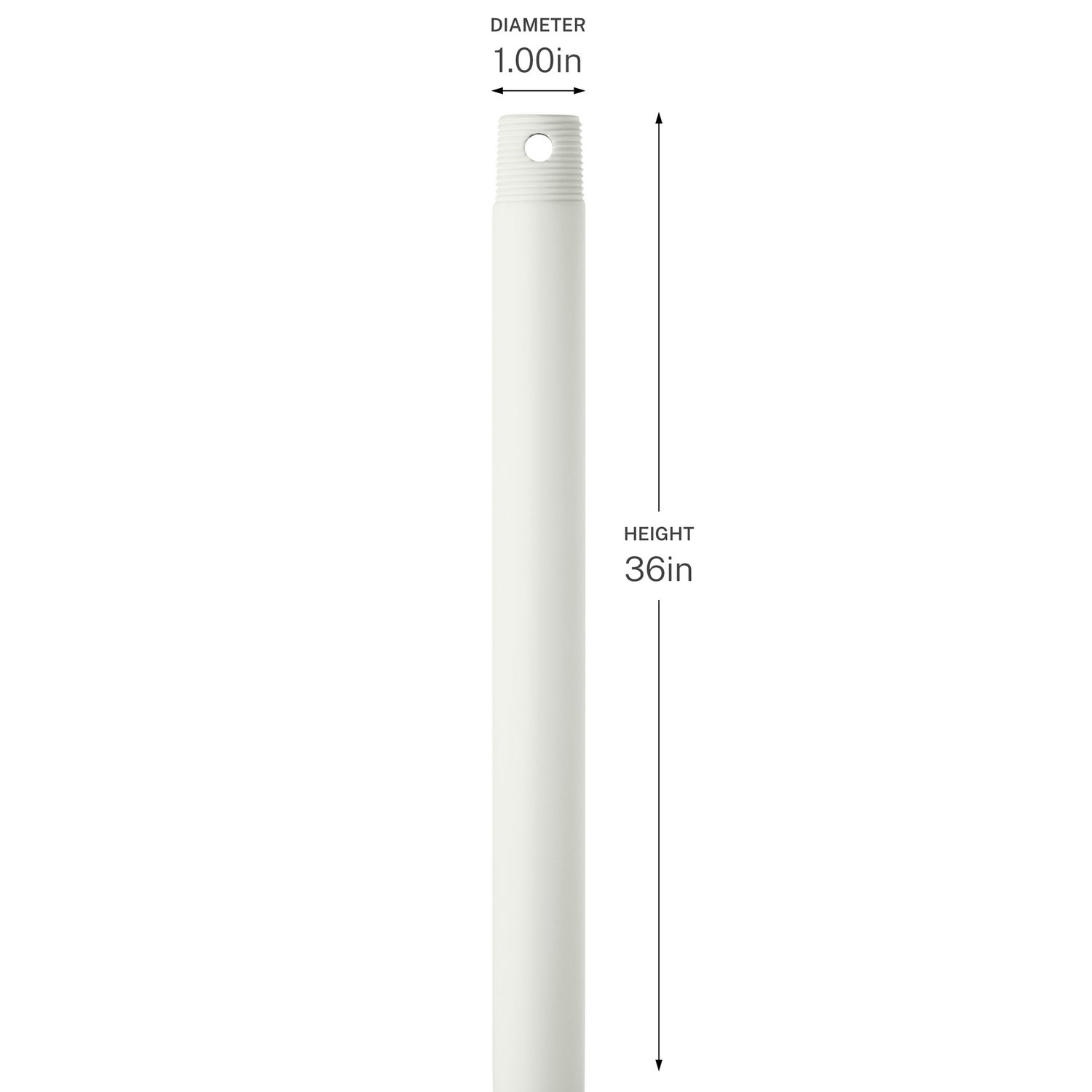 Progress Lighting - C2606-MWH - Ceiling Fan Downrod - Downrod - Matte White