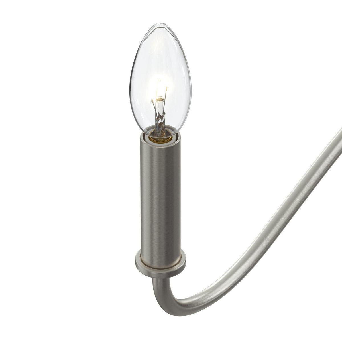 Progress Lighting - P400462-009 - Five Light Chandelier - Ilia - Brushed Nickel