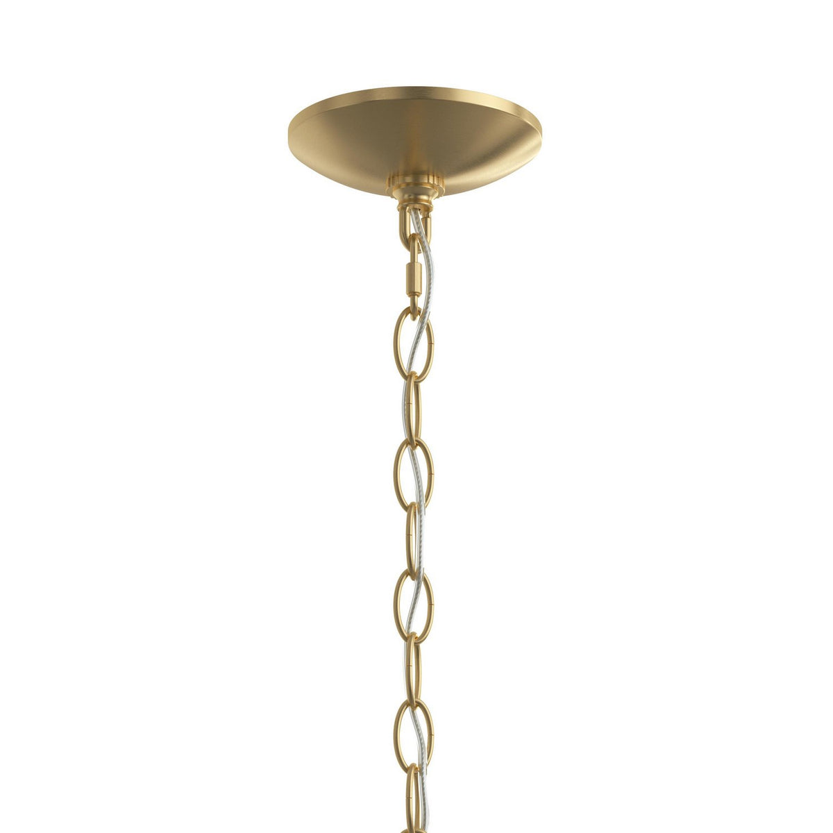 Progress Lighting - P400464-191 - Six Light Chandelier - Ilia - Brushed Gold