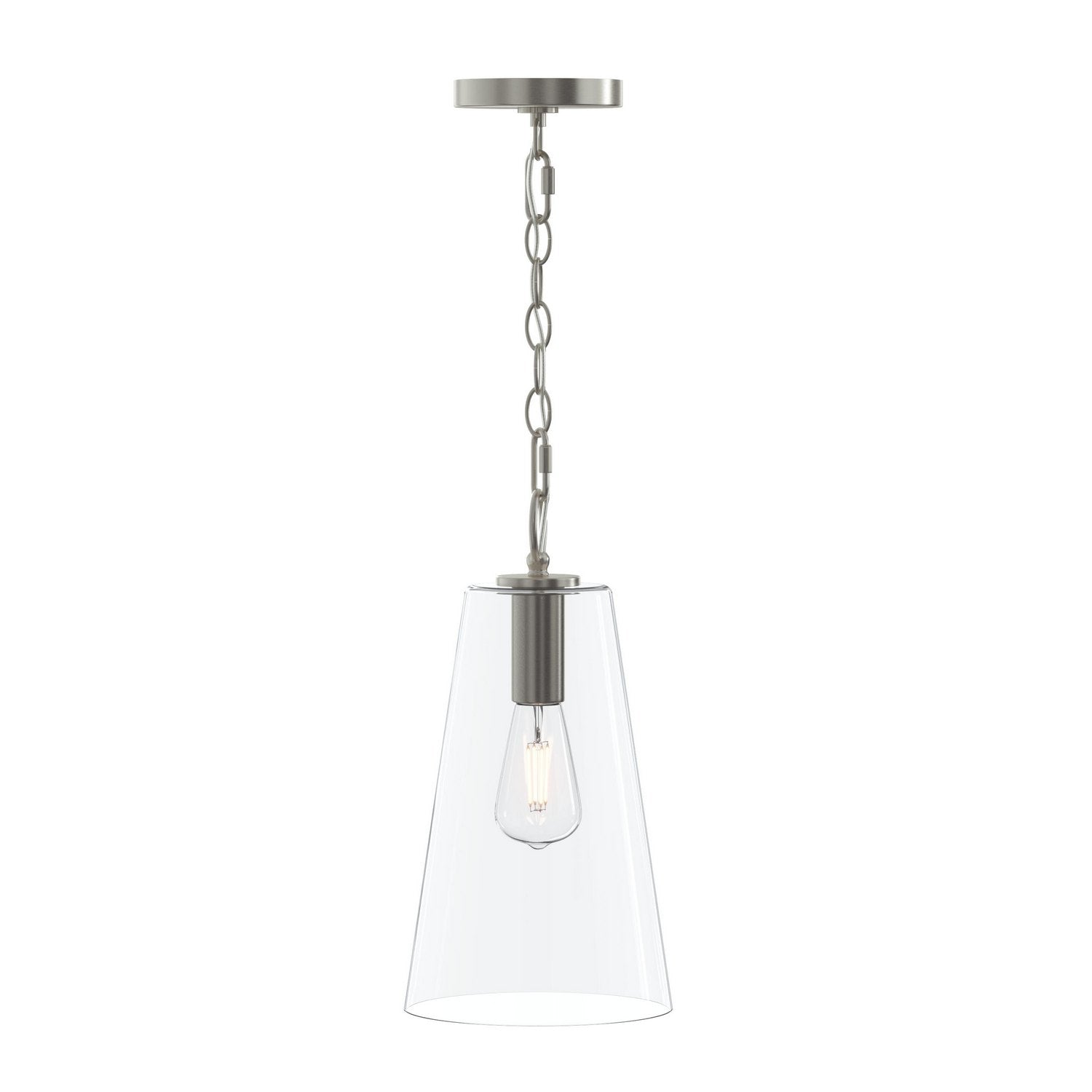Progress Lighting - P500511-009 - One Light Pendant - Jheni - Brushed Nickel