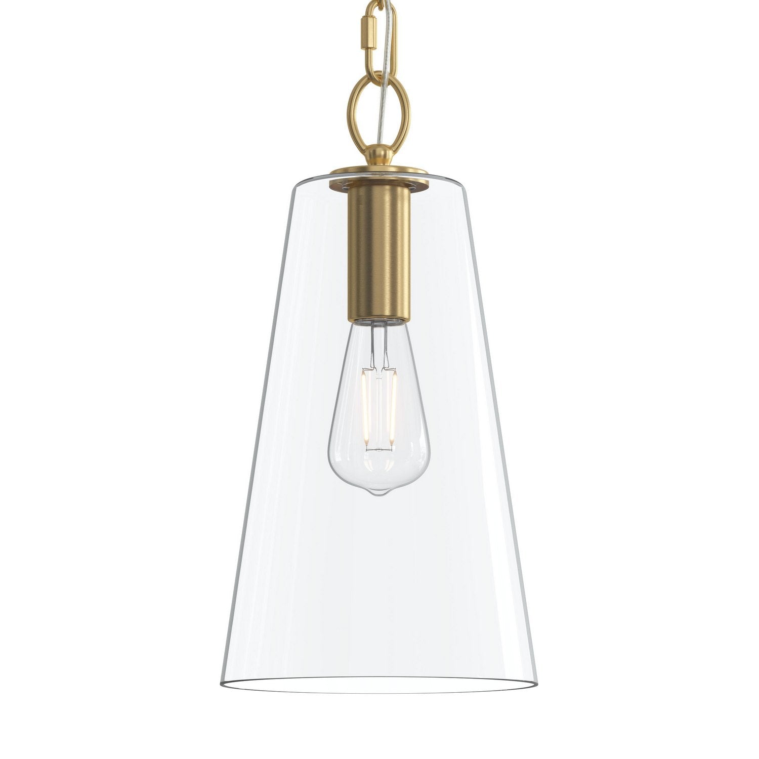 Progress Lighting - P500511-191 - One Light Pendant - Jheni - Brushed Gold