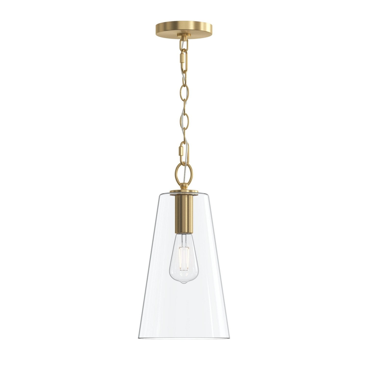 Progress Lighting - P500511-191 - One Light Pendant - Jheni - Brushed Gold