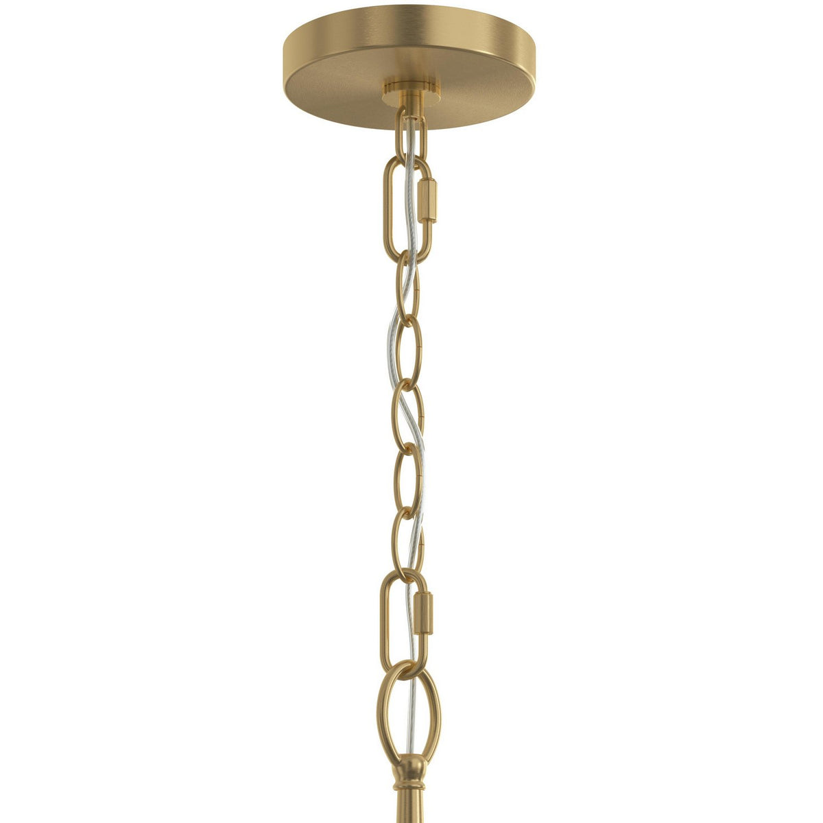 Progress Lighting - P400453-191 - Four Light Chandelier - Jheni - Brushed Gold