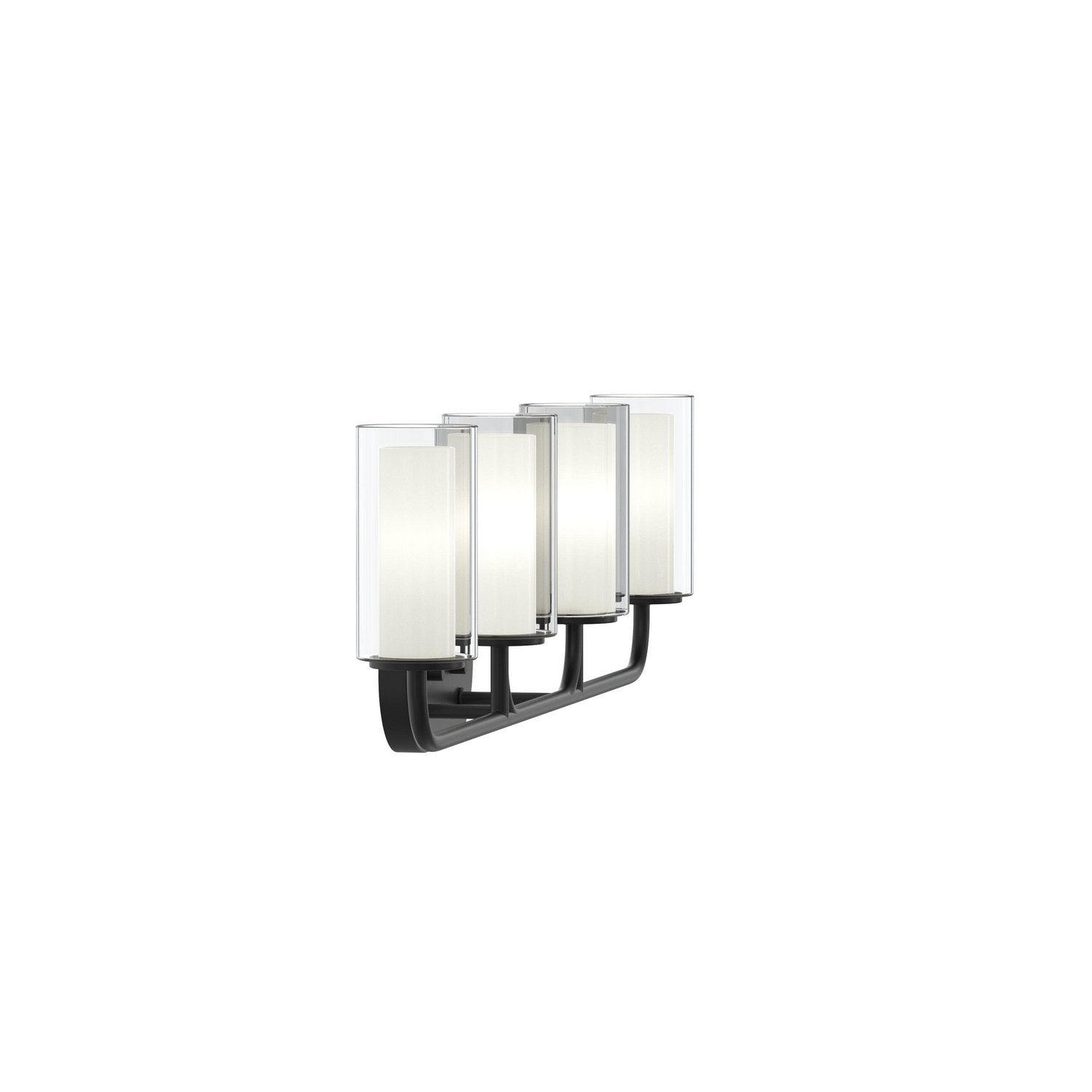 Progress Lighting - P300577-31M - Four Light Bath Vanity - Mack - Matte Black