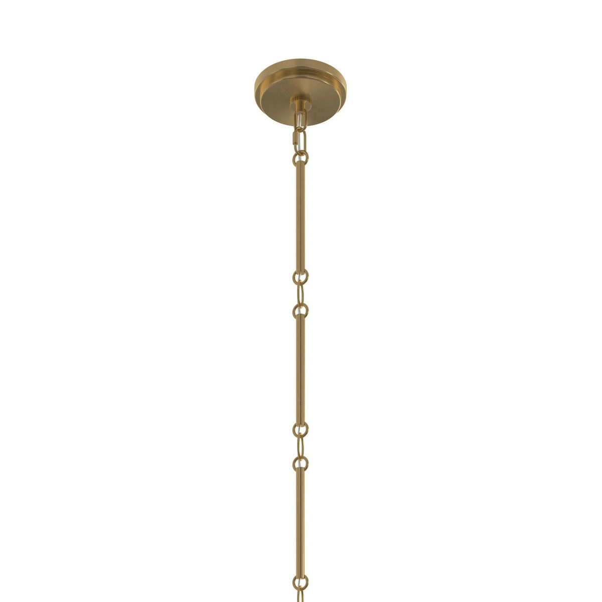 Progress Lighting - P400472-191 - Six Light Chandelier - Pilar - Brushed Gold