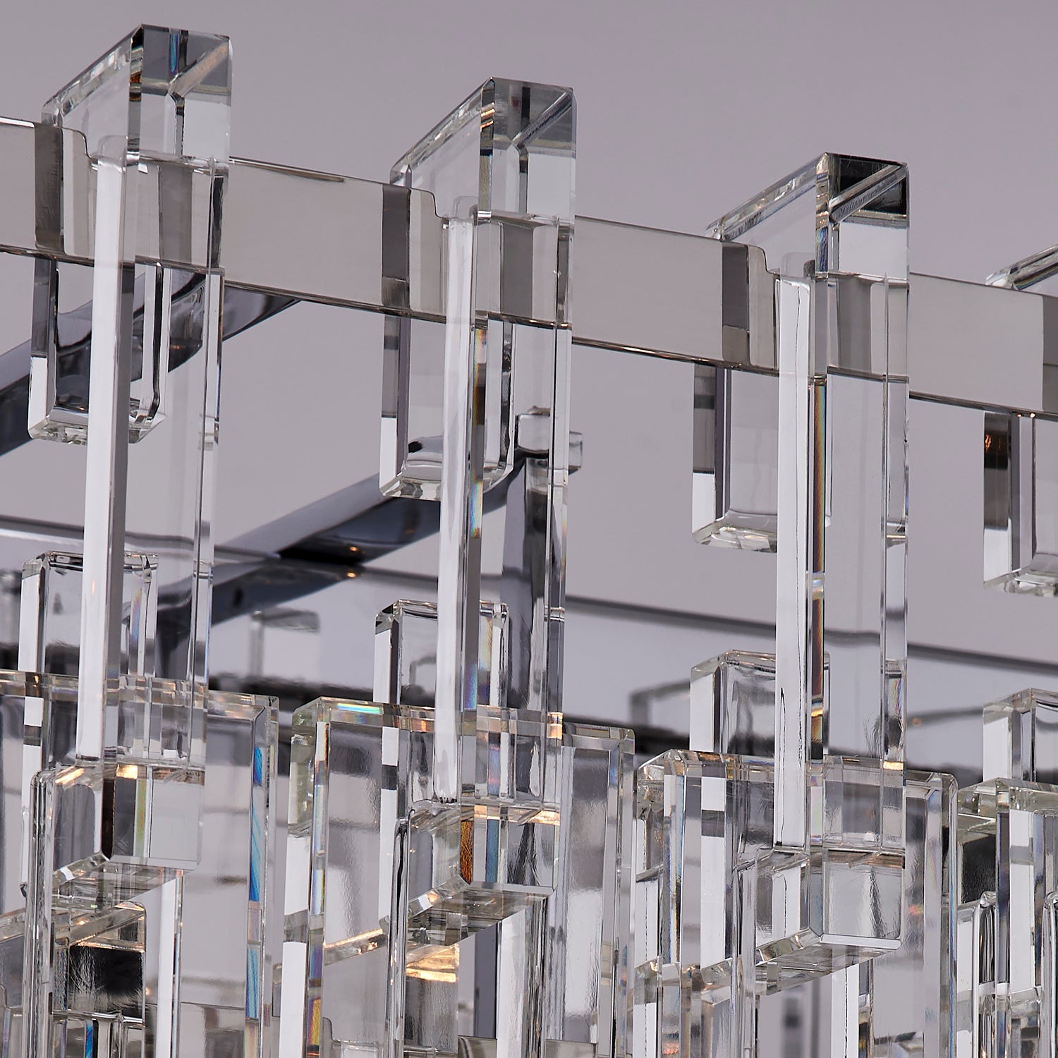 Allegri - 047161-010-FR001 - Seven Light Linear Pendant - Catene - Chrome