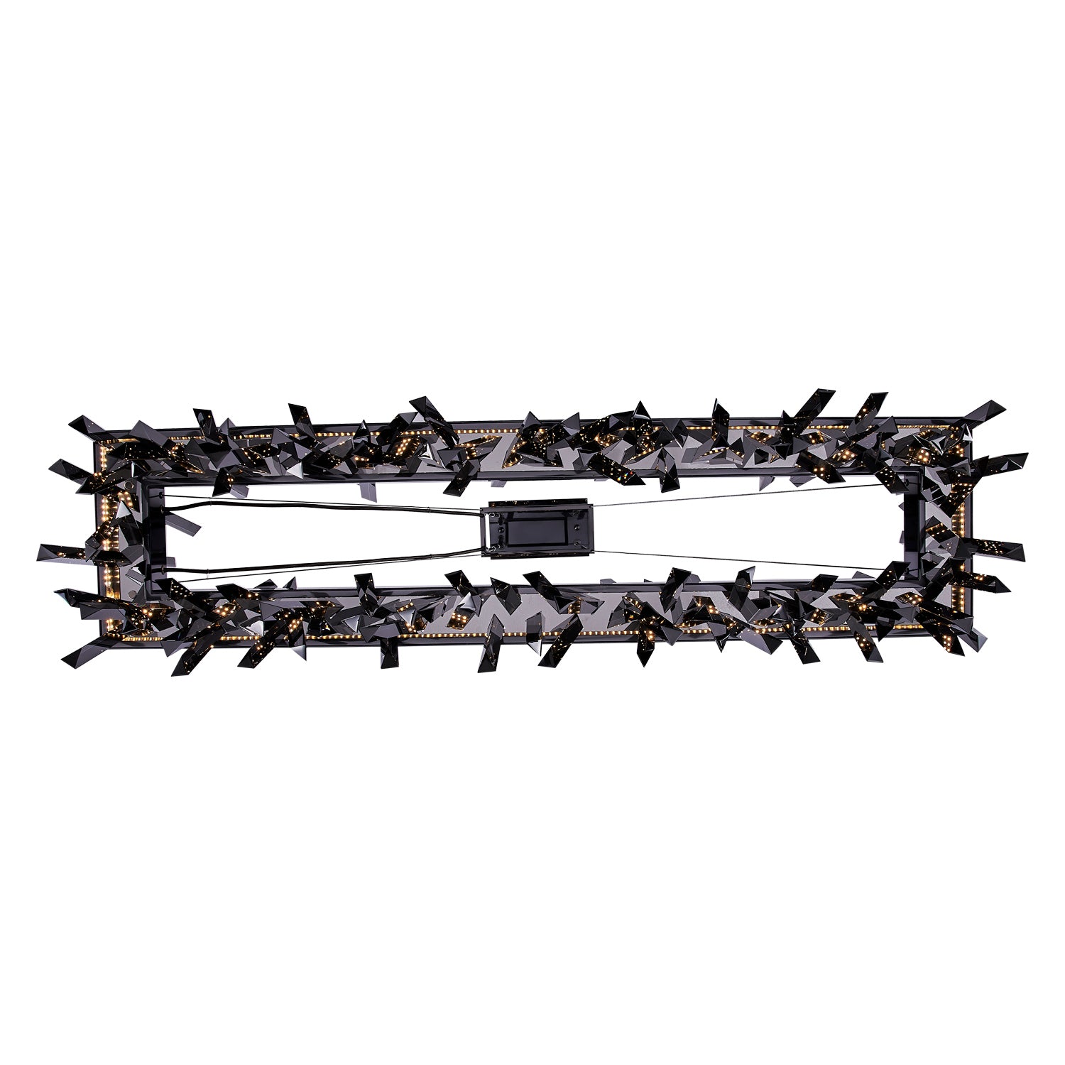Allegri - 030260-184 - LED Linear Pendant - Glacier - Black Nickel