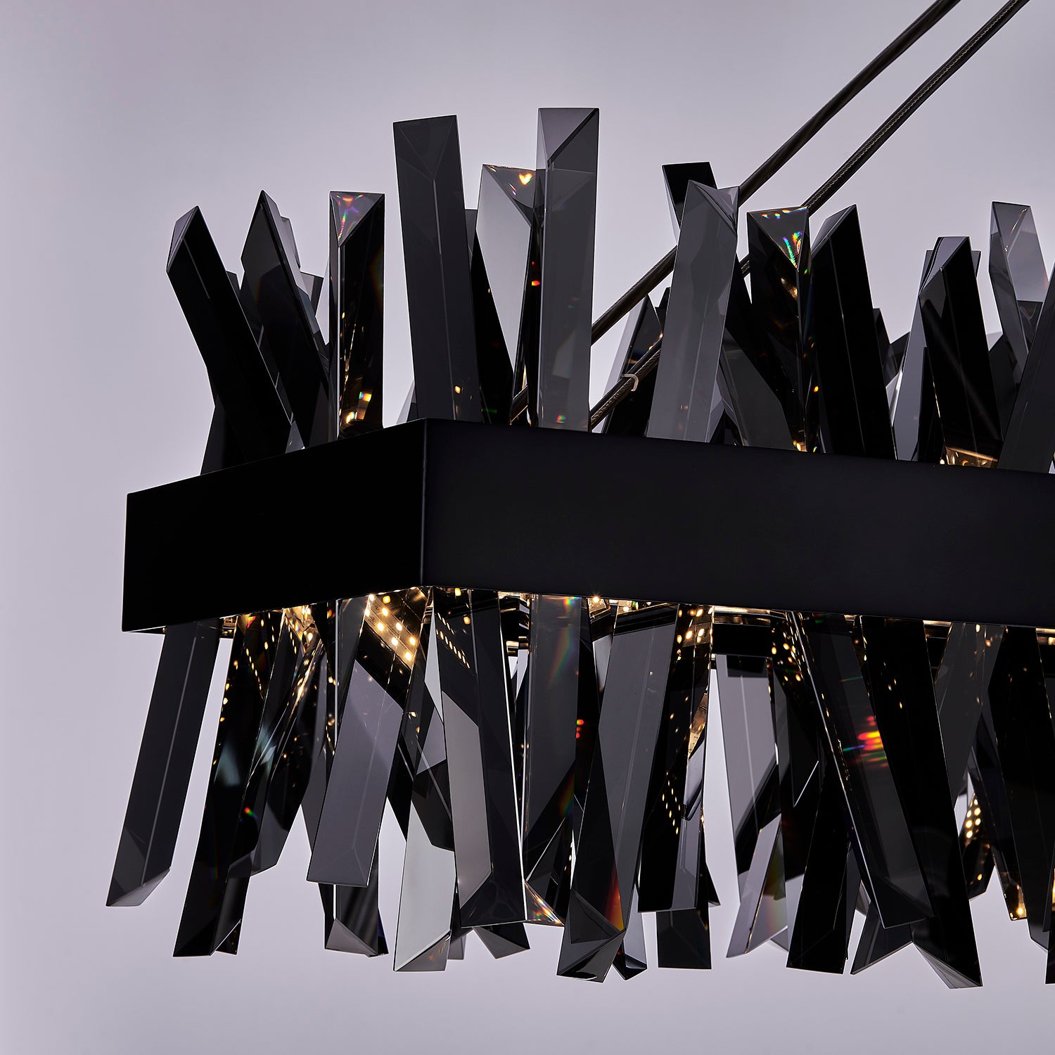 Allegri - 030260-184 - LED Linear Pendant - Glacier - Black Nickel