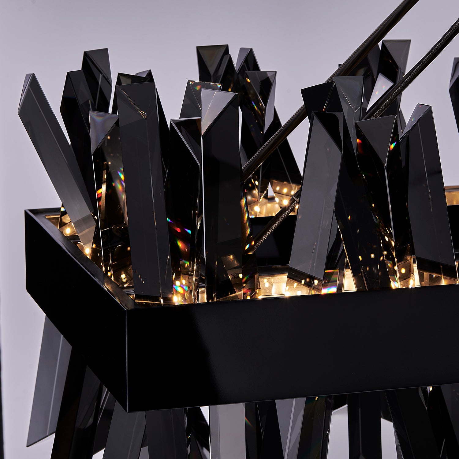 Allegri - 030260-184 - LED Linear Pendant - Glacier - Black Nickel
