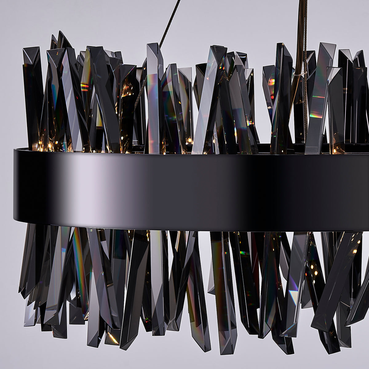 Allegri - 030253-184 - LED Pendant - Glacier - Black Nickel