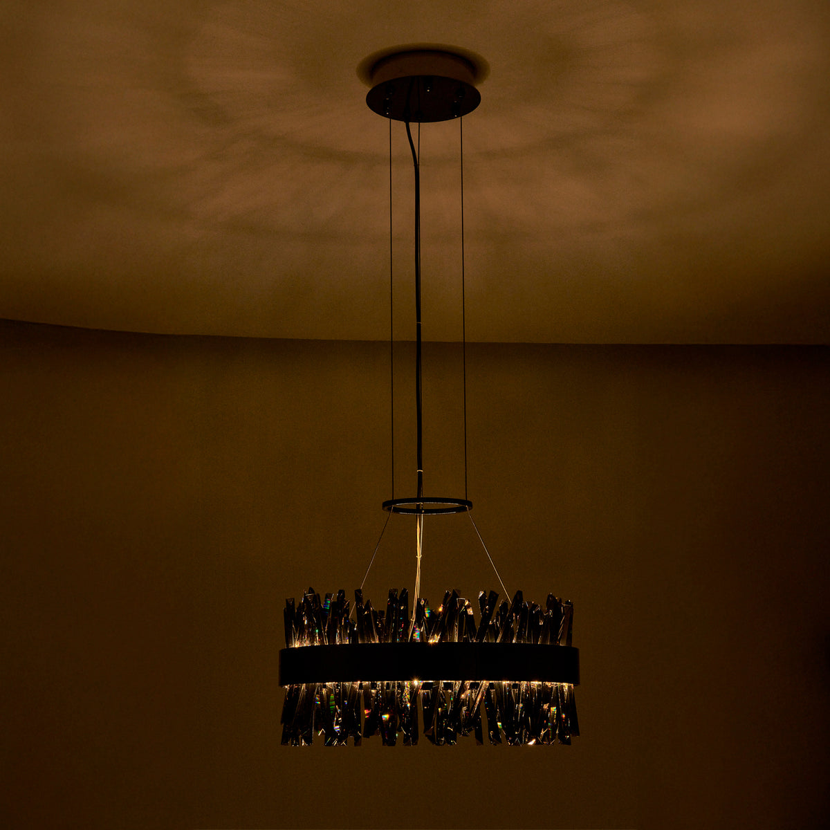 Allegri - 030253-184 - LED Pendant - Glacier - Black Nickel