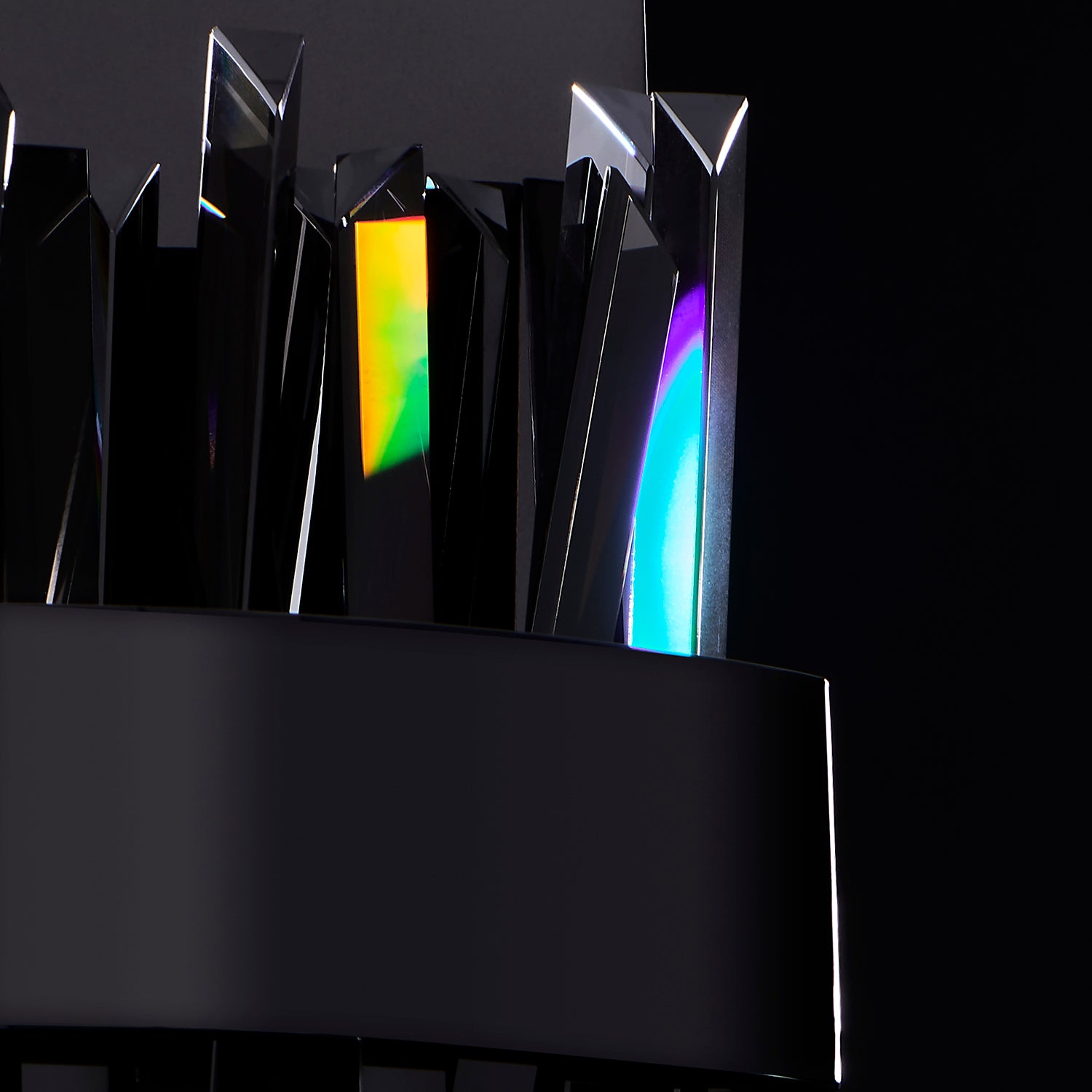 Allegri - 030220-184 - LED Wall Sconce - Glacier - Black Nickel