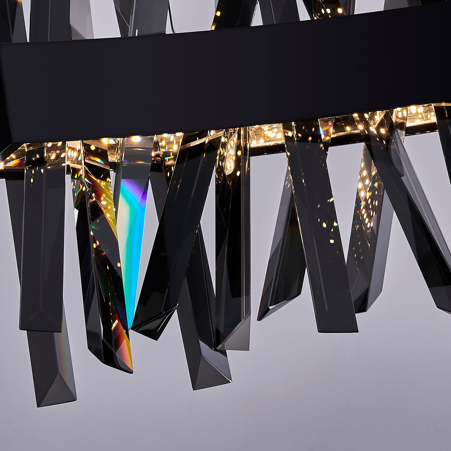 Allegri - 030250-184 - LED Linear Pendant - Glacier - Black Nickel