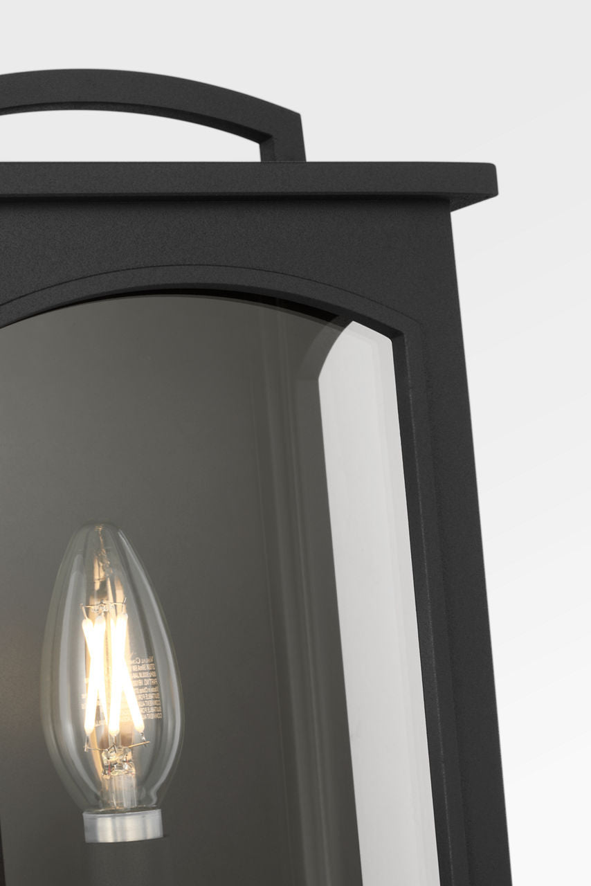 Visual Comfort Studio - CO1551TXB - One Light Wall Lantern - Modesto - Textured Black/Textured Black