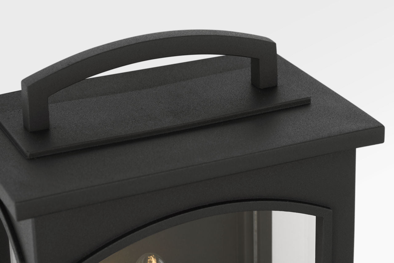 Visual Comfort Studio - CO1551TXB - One Light Wall Lantern - Modesto - Textured Black/Textured Black