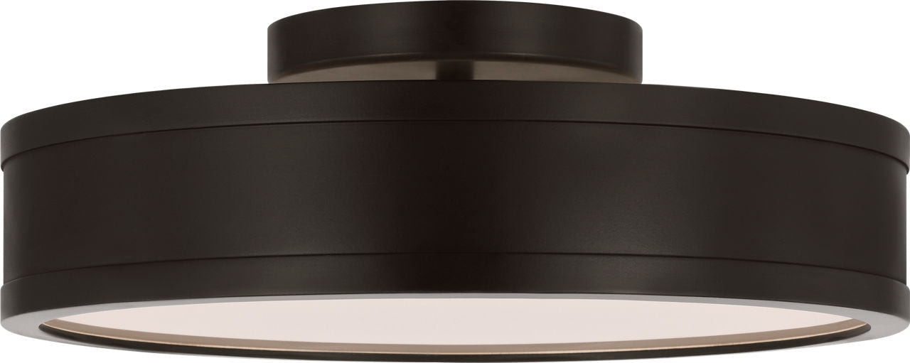 Visual Comfort Studio - PCF1051AI - LED Semi Flush Mount - Dupont - Aged Iroged Iron