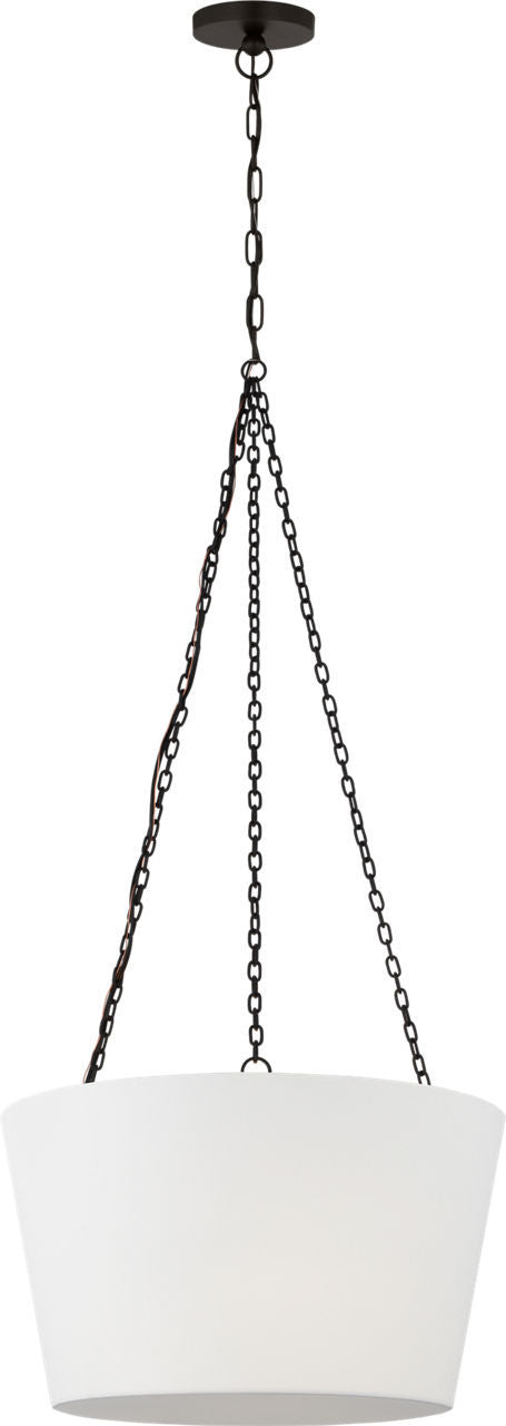 Visual Comfort Studio - PCP1033AI - Three Light Hanging Shade - Herve - Aged Iroged Iron