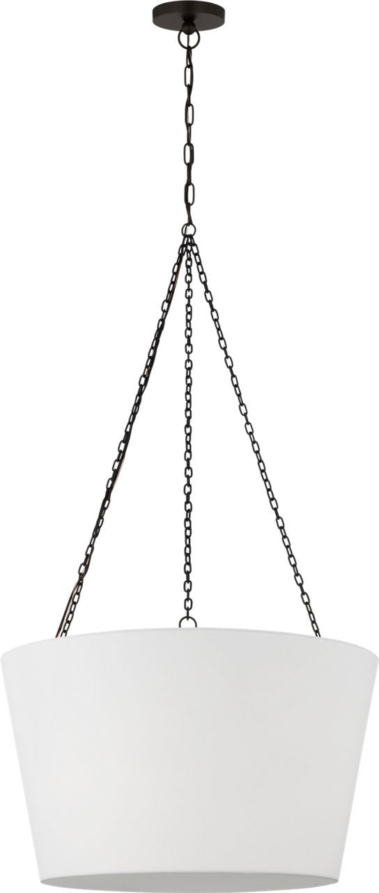 Visual Comfort Studio - PCP1033AI - Three Light Hanging Shade - Herve - Aged Iroged Iron