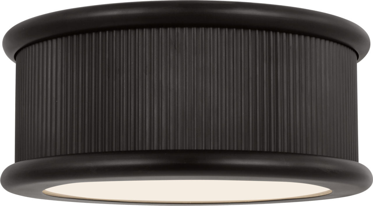 Visual Comfort Studio - PCF1033AI - Three Light Flush Mount - Ritz - Aged Iroged Iron