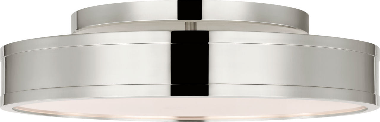 Visual Comfort Studio - PCF1041PN - LED Semi Flush Mount - Dupont - Polished Nickel/Polished Nickel