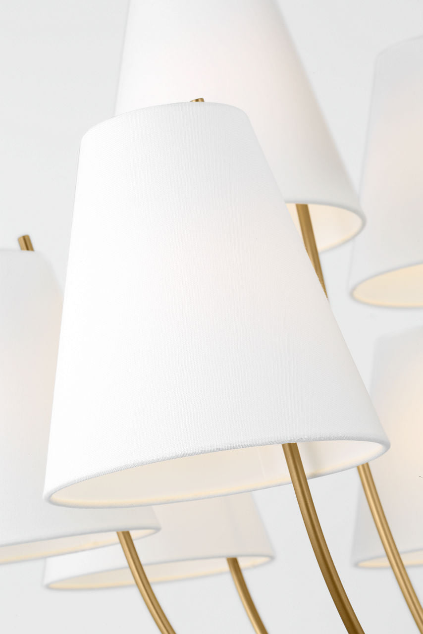 Visual Comfort Studio - CC18412BBS - 12 Light Chandelier - Marina - Burnished Brass/Burnished Brass