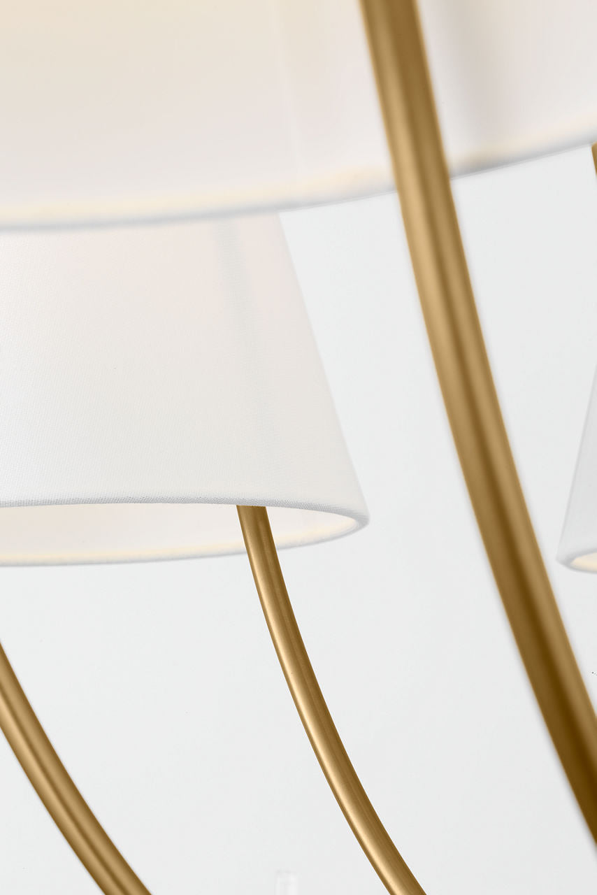 Visual Comfort Studio - CC18412BBS - 12 Light Chandelier - Marina - Burnished Brass/Burnished Brass