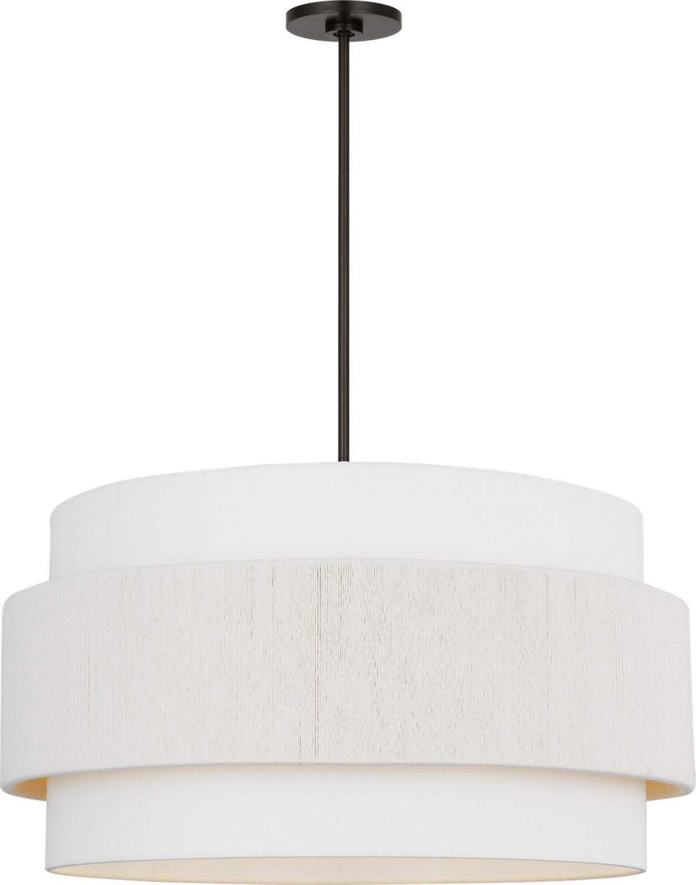 Visual Comfort Studio - EP1196AI - Six Light Hanging Shade - Belaro - Aged Iroged Iron