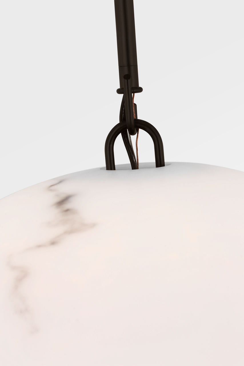 Visual Comfort Studio - CP1481AI - One Light Pendant - Savina - Aged Iroged Iron