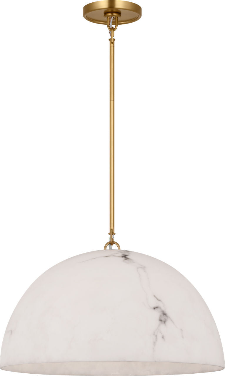 Visual Comfort Studio - CP1481BBS - One Light Pendant - Savina - Burnished Brass/Burnished Brass