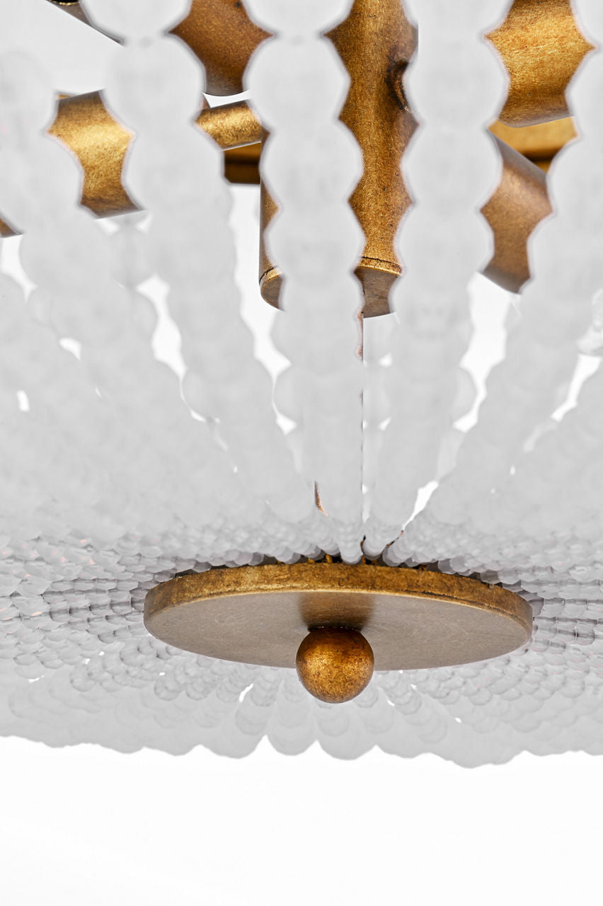 Visual Comfort Studio - LXF1014VGD - Four Light Flush Mount - Bellecour - Vintage Gild/Vintage Gild