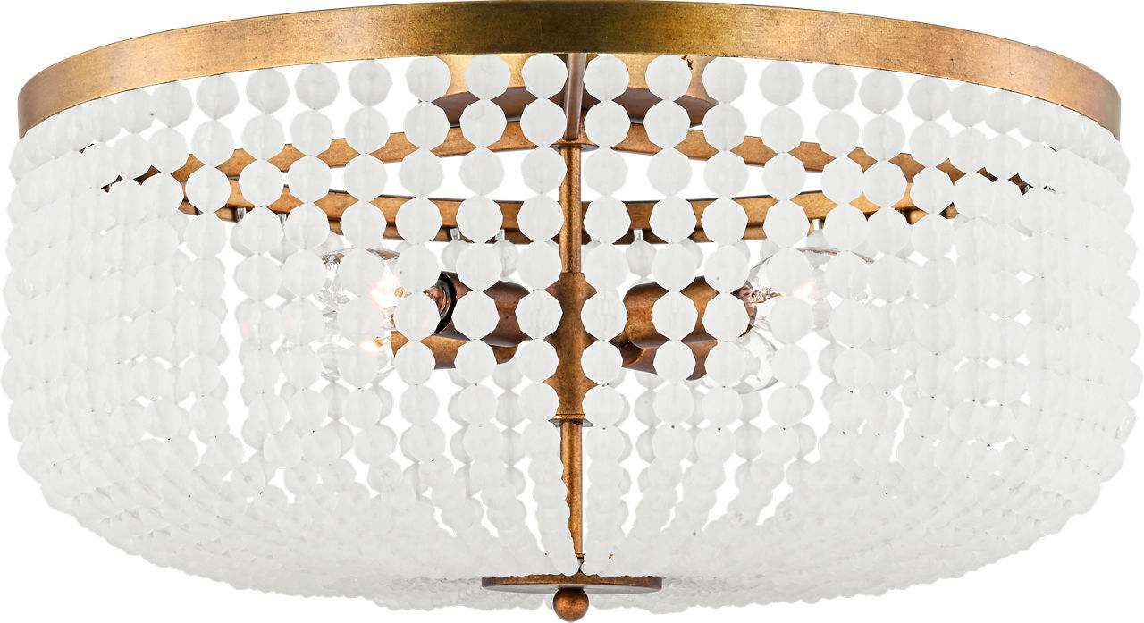 Visual Comfort Studio - LXF1014VGD - Four Light Flush Mount - Bellecour - Vintage Gild/Vintage Gild
