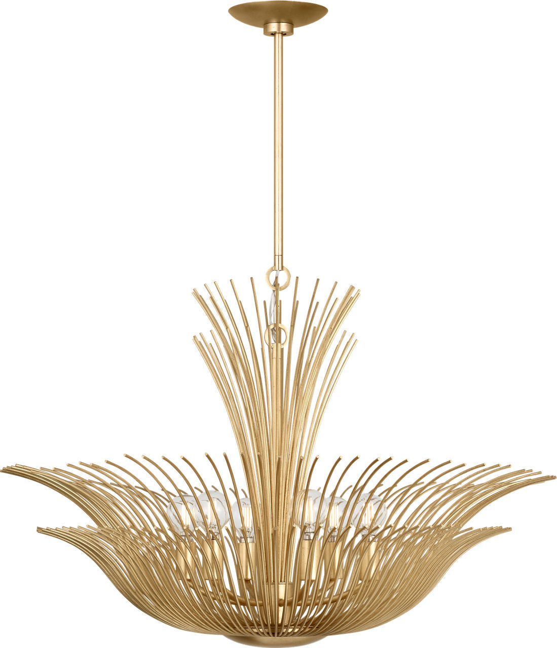 Visual Comfort Studio - LXC1196GD - Six Light Chandelier - Dorelle - Gild/Gild