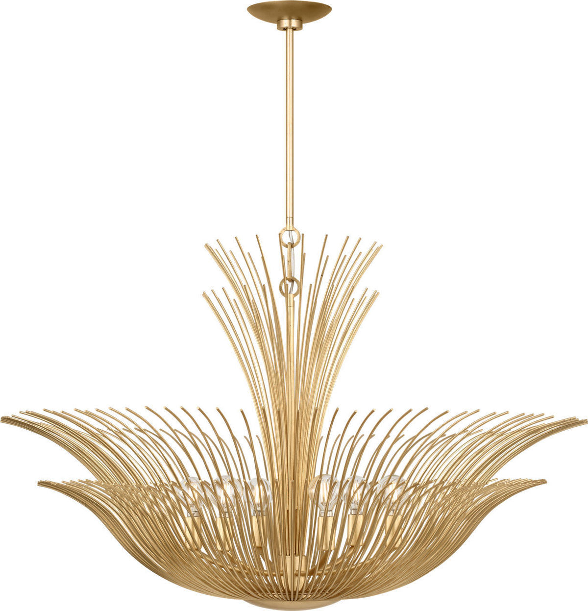 Visual Comfort Studio - LXC1206GD - Six Light Chandelier - Dorelle - Gild/Gild