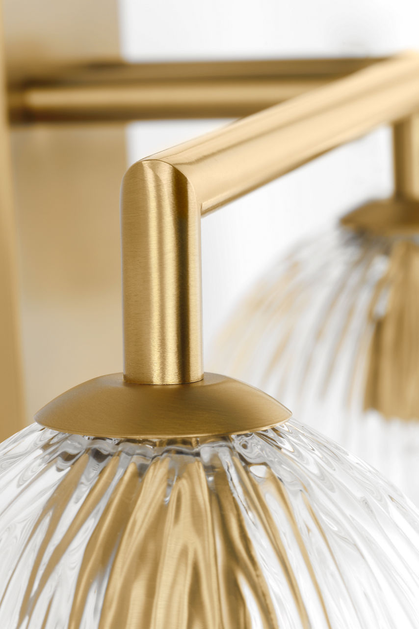 Visual Comfort Studio - HV1003BBS - Three Light Bath - Serafina - Burnished Brass/Burnished Brass