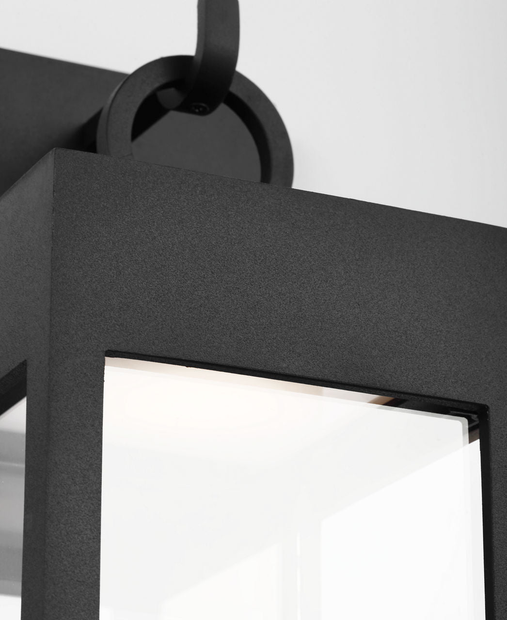 Visual Comfort Studio - SLO1371TXB - LED Wall Lantern - Sesha - Textured Black/Textured Black