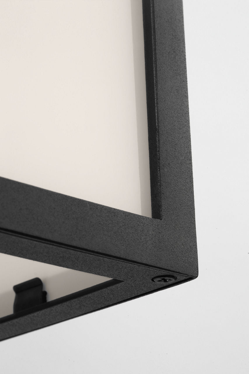 Visual Comfort Studio - SLO1371TXB - LED Wall Lantern - Sesha - Textured Black/Textured Black