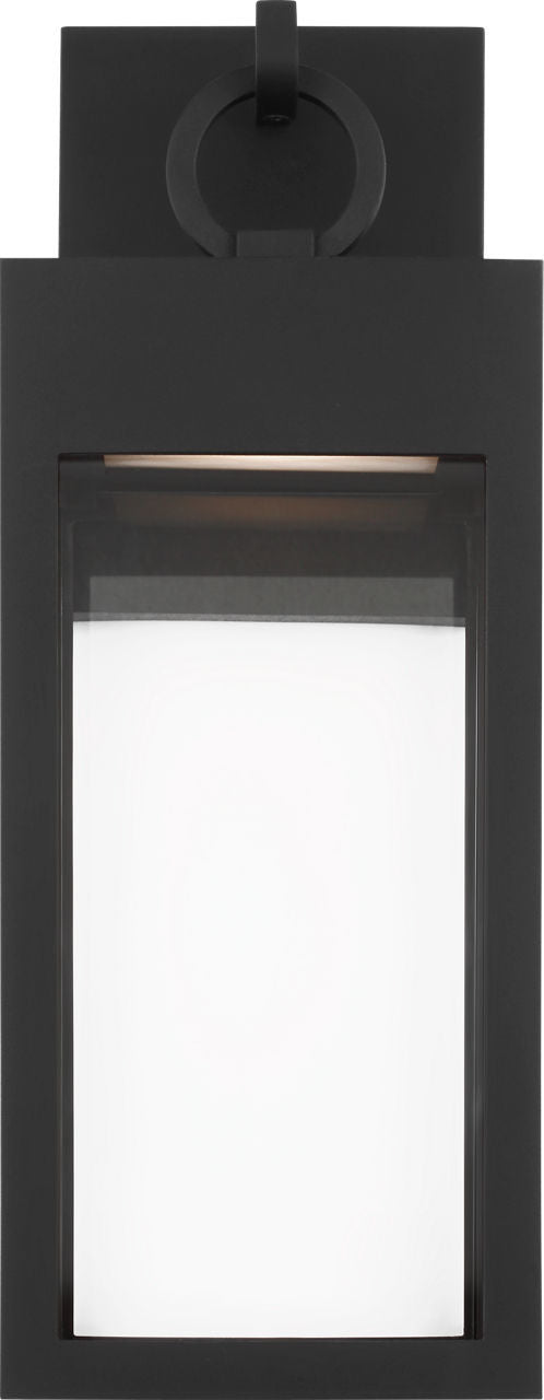 Visual Comfort Studio - SLO1371TXB - LED Wall Lantern - Sesha - Textured Black/Textured Black