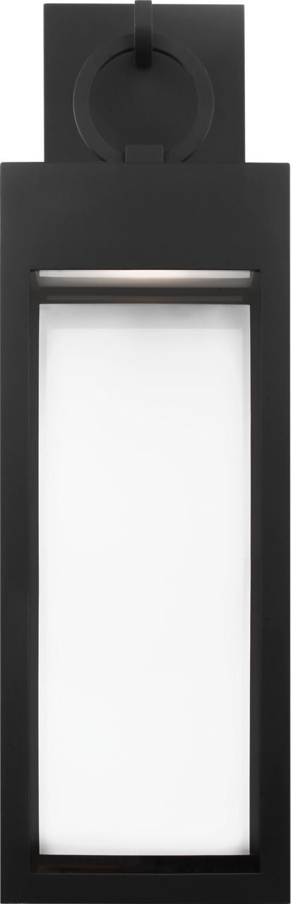 Visual Comfort Studio - SLO1401TXB - LED Wall Lantern - Sesha - Textured Black/Textured Black