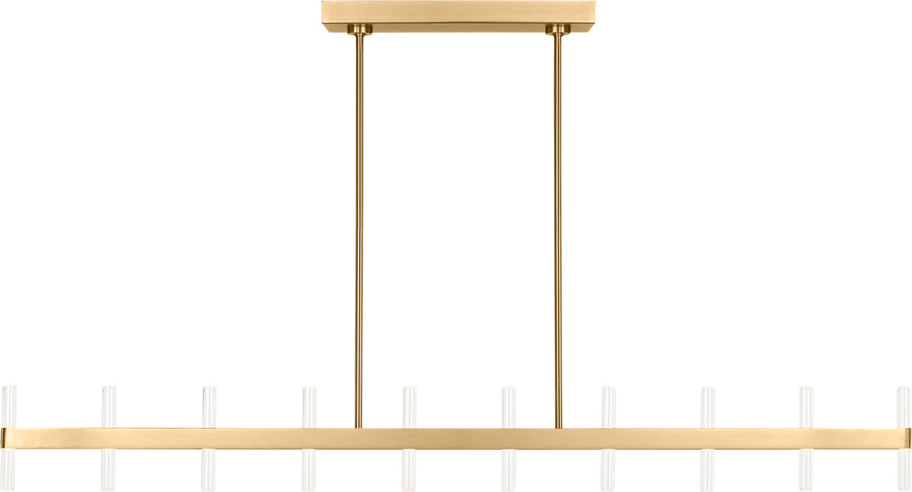 Visual Comfort Studio - SLC11120BBS - LED Linear Pendant - Silas - Burnished Brass/Burnished Brass
