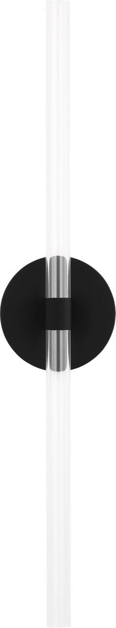 Visual Comfort Studio - SLW1102MBK - LED Wall Sconce - Silas - Midnight Black/Midnight Black