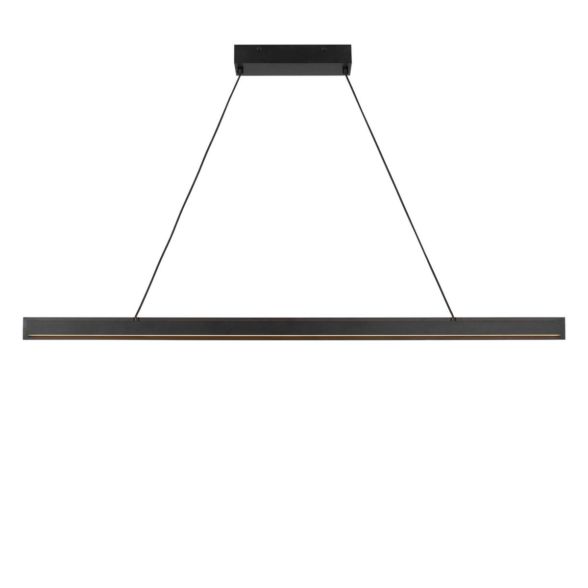 Generation Lighting - GLC1911MBK - Linear Chandelier - Aro - Midnight Black