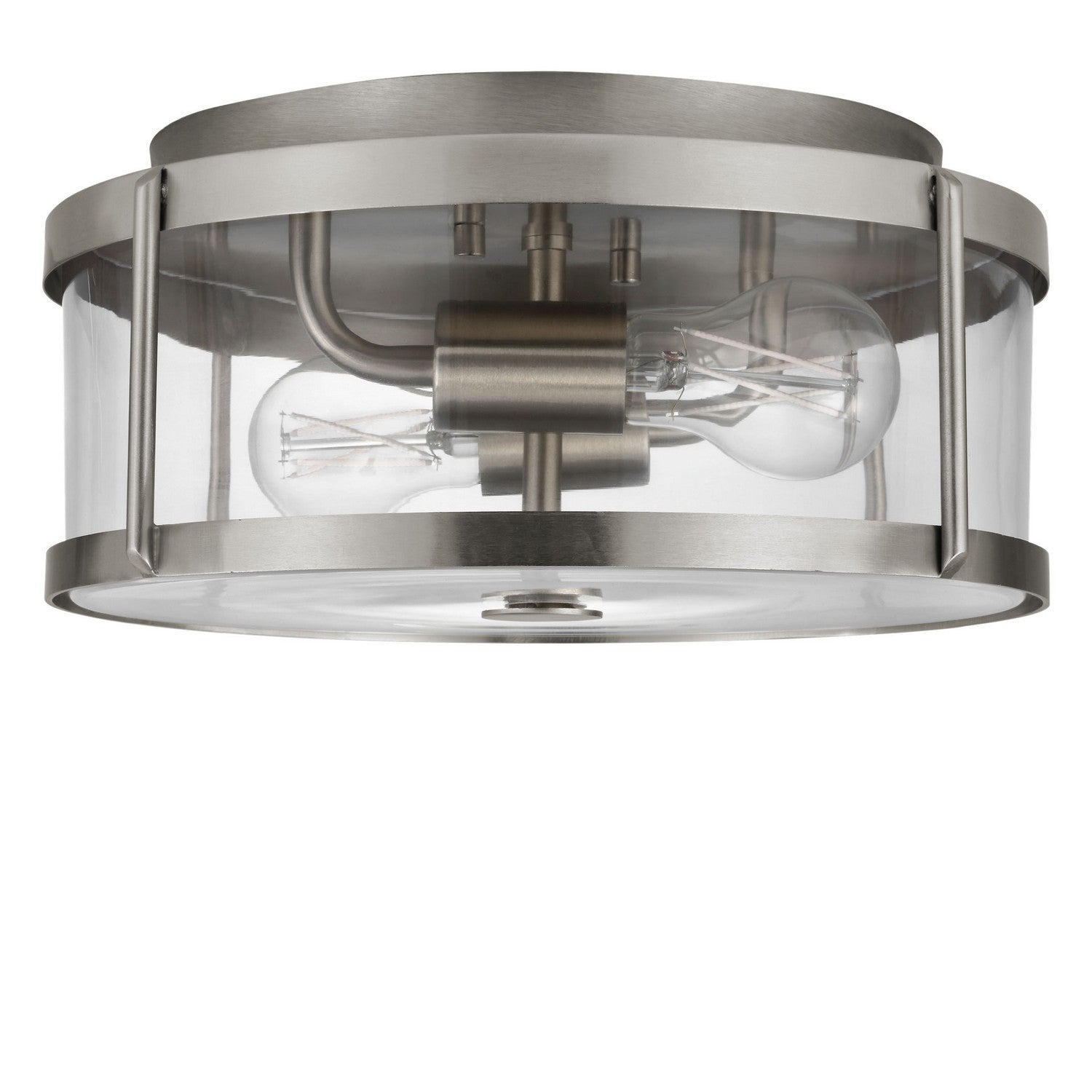 Generation Lighting - GLF1732BN - Two Light Flush Mount - Lumra - Brushed Nickel
