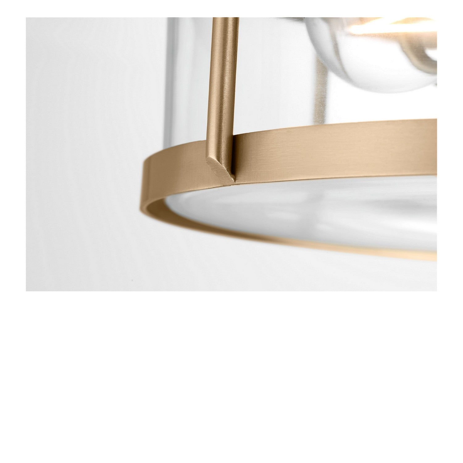 Generation Lighting - GLF1732SBE - Two Light Flush Mount - Lumra - Satin Brass