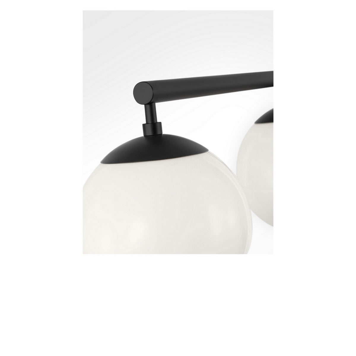 Generation Lighting - GLC1814MBKE - Four Light Linear Chandelier - Nube - Midnight Black