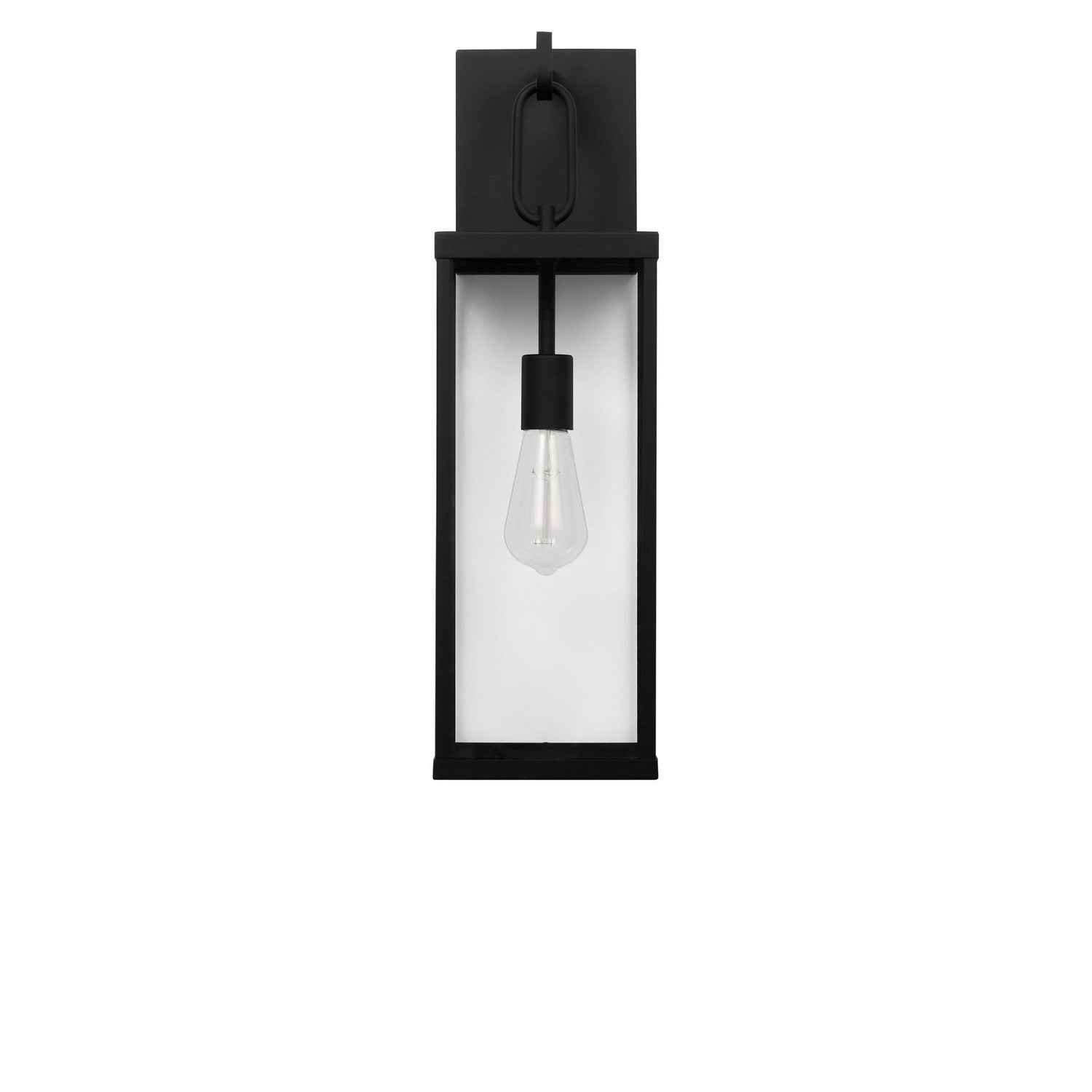 Generation Lighting - GLO1771TXBE - One Light Lantern - Rox - Textured Black