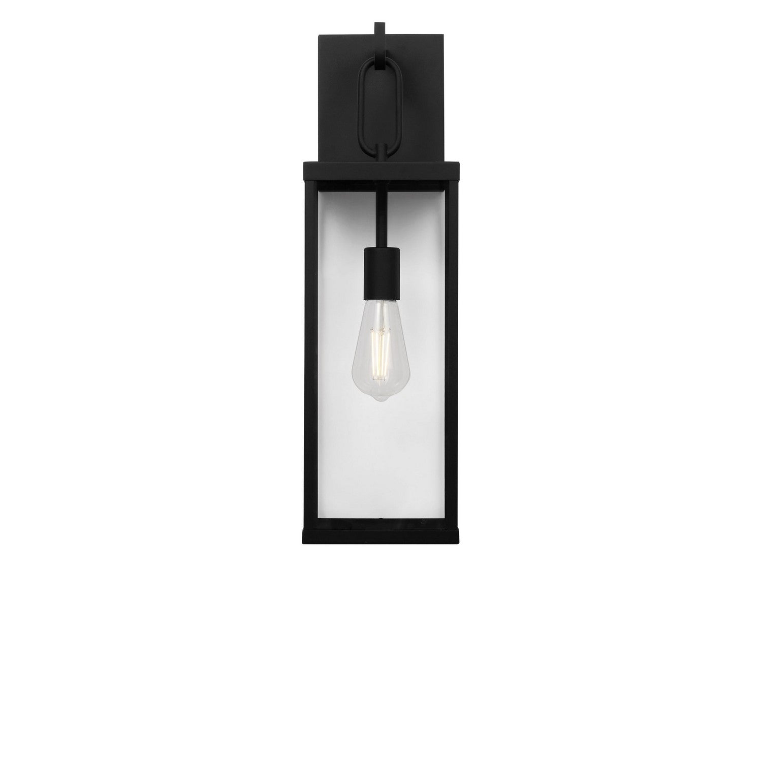 Generation Lighting - GLO1771TXBE - One Light Lantern - Rox - Textured Black