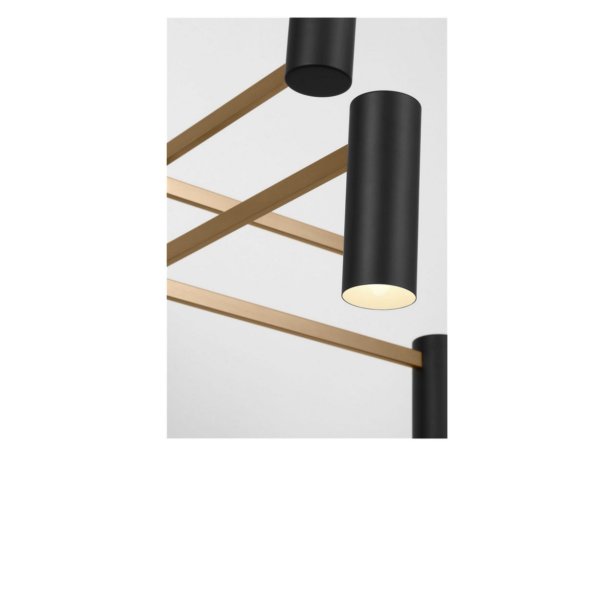 Generation Lighting - GLC2068SB - Eight Light Chandelier - Zentro - Satin Brass